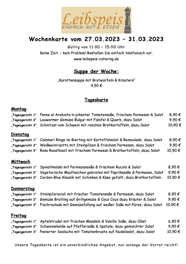Ab 27.03.2023