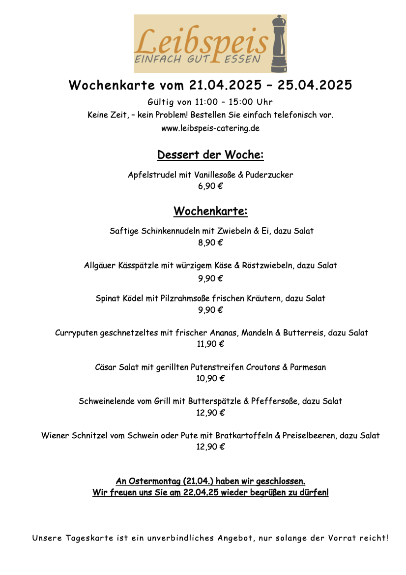 ab 21.04.2025