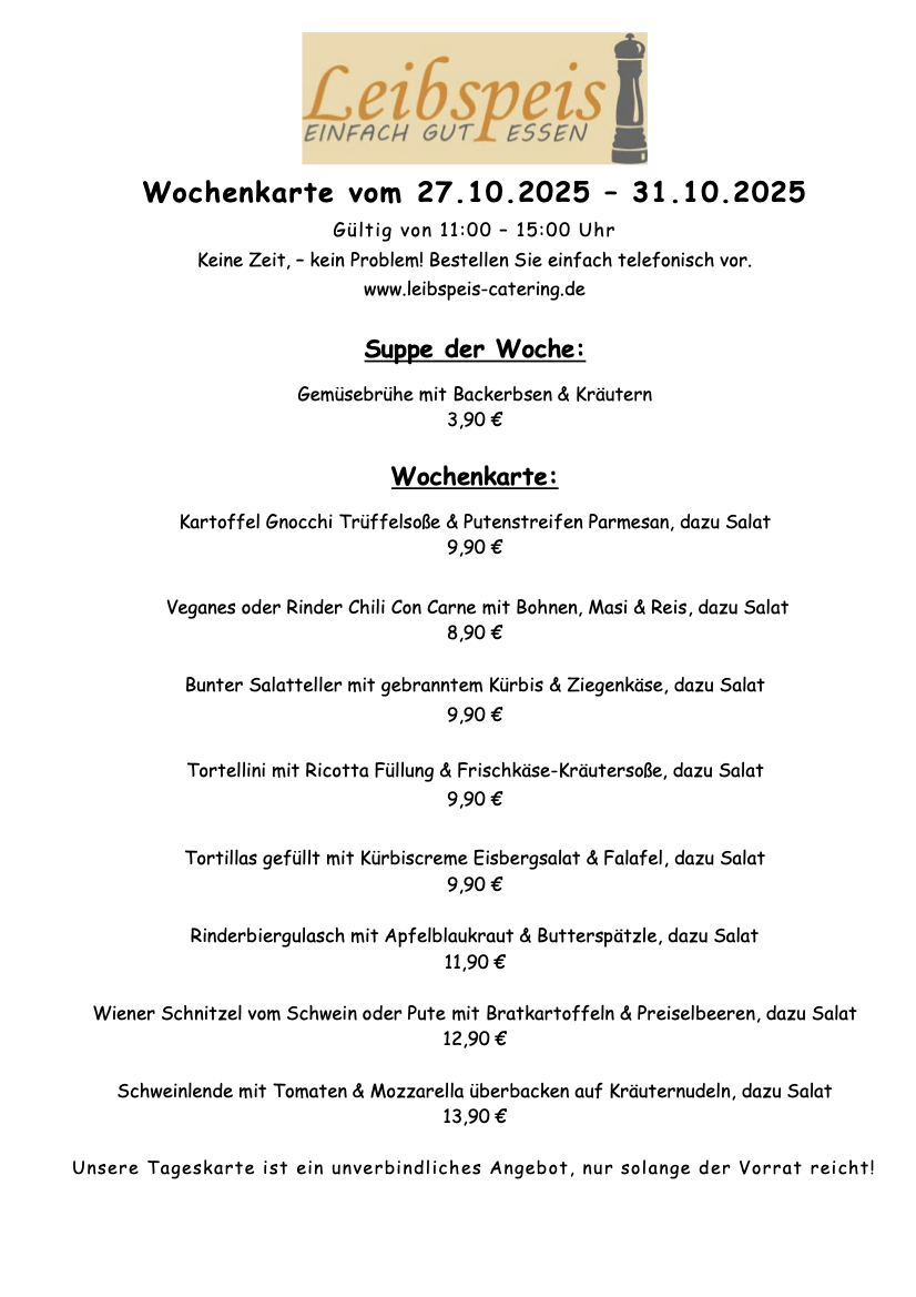 ab 27.10.2025